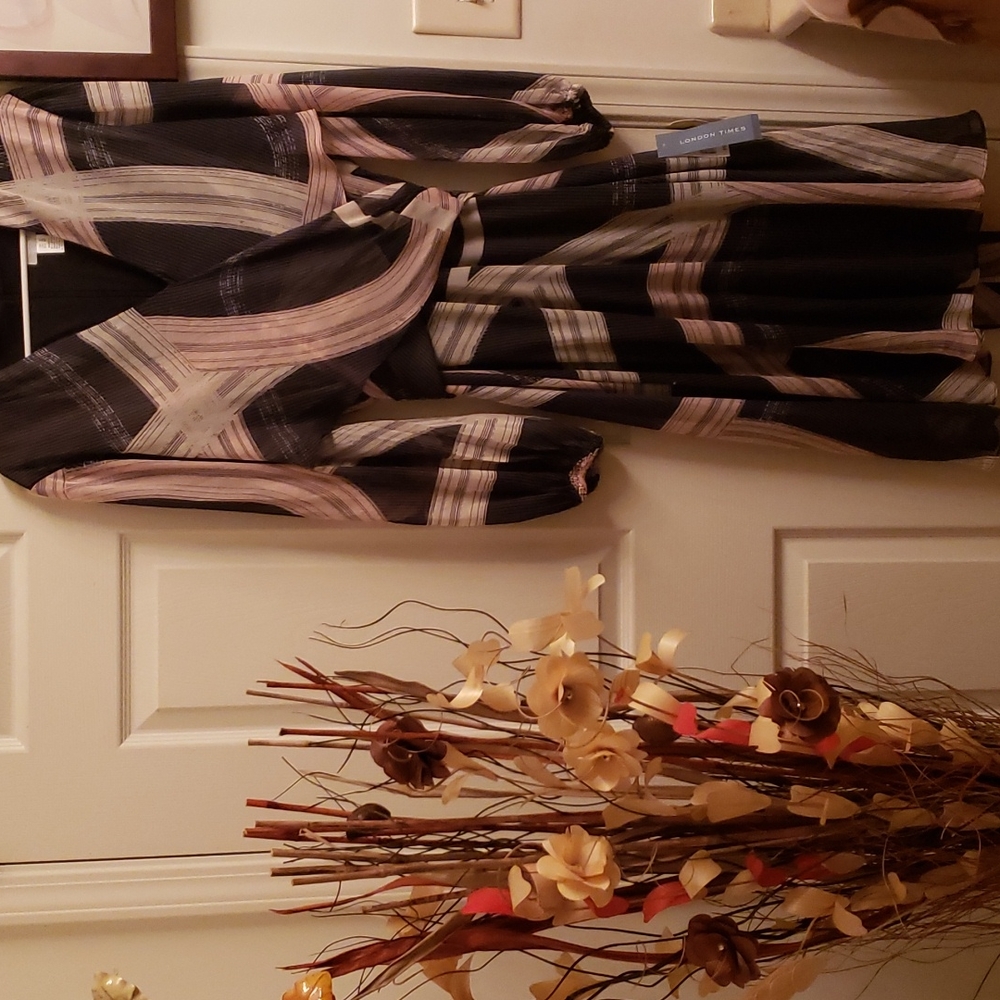 Striped Long Sleeve DressLONDON TIMES